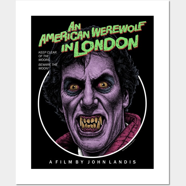 An American werewolf In London, Beware the moon, Cult Classic Wall Art by PeligroGraphics